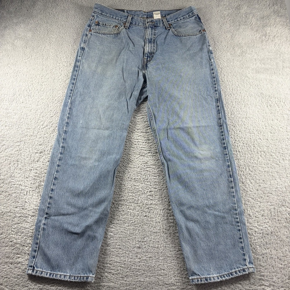Vintage Levi 550 Jeans Mens 36x30 (Fits 32x28) Light Wash‎ Relaxed Fit Y2K Fade